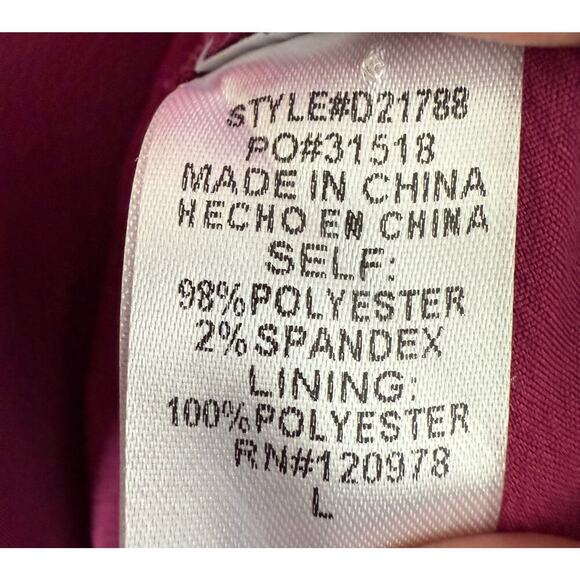 Entro Anthropologie Embroidered Bubble Sleeve Smocked Minidress size Large - Picture 7 of 7